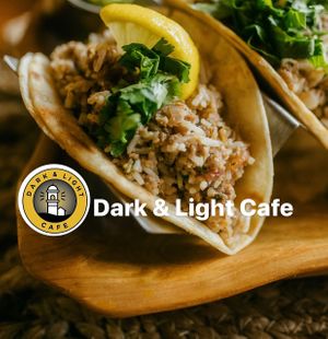 tacos meatless at Dark & Light Cafe in Mount Dora