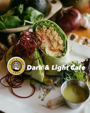 Avocado Wrap at Dark & Light Cafe in Mount Dora