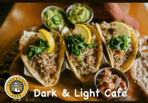 Tacos Meatless
 at Dark & Light Cafe in Mount Dora