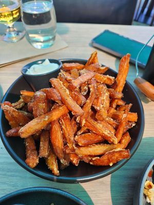 Sweet potato fries at Funk 2.0 by Funk Cider in Henley Brook
