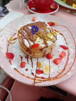 Vegan pancakes at Secret Garden Bakery in The Hague
