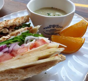 add cup of soup for 3000 at My Little Mountain in Seoul