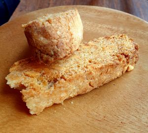 cheese biscotti at My Little Mountain in Seoul