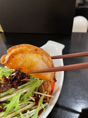 Fried gyoza  at  Vegan Place SHUWASHUWA PEACE - シュワシュワピース in Tokyo