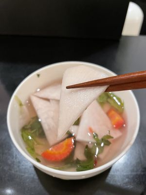 Clear Kimchi  at  Vegan Place SHUWASHUWA PEACE - シュワシュワピース in Tokyo