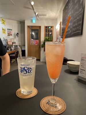 Drinks!  at  Vegan Place SHUWASHUWA PEACE - シュワシュワピース in Tokyo