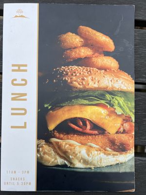 Lunch menu 1  at Tullah Lakeside Lodge in Tullah