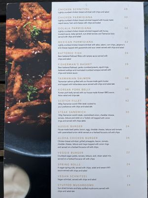 Lunch menu 3  at Tullah Lakeside Lodge in Tullah