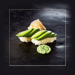 Nigiri Avocado – vegan at KOURO in Hannover