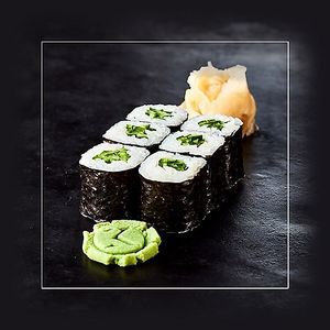 Maki Cucumber – vegan at KOURO in Hannover