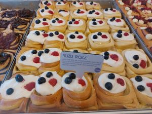 Yuzu roll at Cinnamood in Mannheim