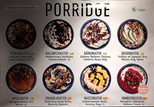 Porridges at Haferkater - Hbf Karlsruhe in Karlsruhe