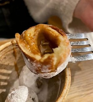 Mini Biscoff Doughnuts  at Pastan Brighton in Brighton