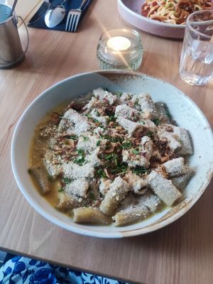 Mac and cheese at Pastan Brighton in Brighton