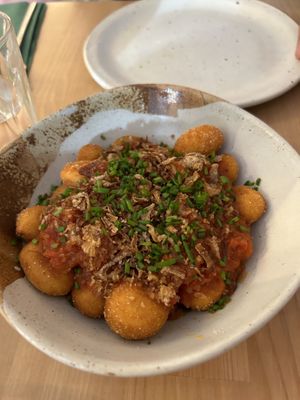 Loaded gnocchi with pomodoro  at Pastan Brighton in Brighton