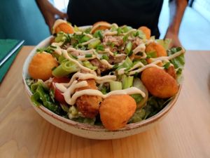 Caesar salad at Pastan Brighton in Brighton