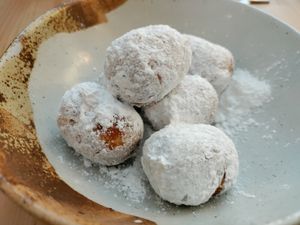 Biscoff mini donuts at Pastan Brighton in Brighton