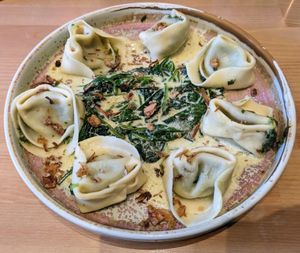 Fiorentine creme spinach torteloni, the summer special at Pastan Brighton in Brighton