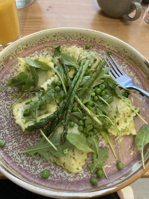 Green velvet pasta  at Pastan Brighton in Brighton