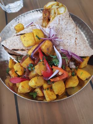 Chip butty at Mowgli in Preston