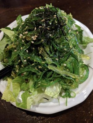 seaweed salad  at Issei Noodle in Lancaster