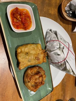 Inside the wrapped packed is the magic.😉 at Koempul in Berlin