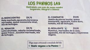 Menu 7 of 17, March 2023 at 1835 Coffee Lab in Puerto Ayora