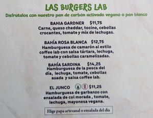 Menu 8 of 17, March 2023 at 1835 Coffee Lab in Puerto Ayora