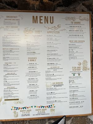 Menu   at 1835 Coffee Lab in Puerto Ayora