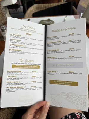 Menu   at 1835 Coffee Lab in Puerto Ayora