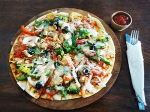 Pizza at Pondok Murini in Ubud