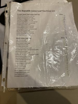 Loose leaf items  at Tea Republik in Seattle
