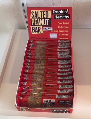 Salted peanut bars at Soil Store in Abu Dhabi