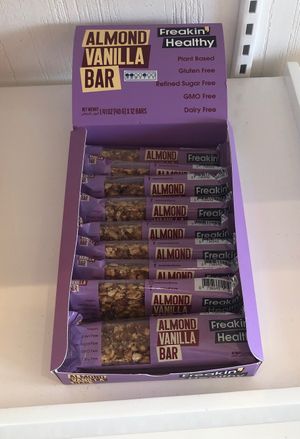 Almond vanilla bar at Soil Store in Abu Dhabi