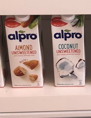 Vegan milk at Soil Store in Abu Dhabi