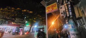 Follow the sign at Cơm Chay in Phan Thiet