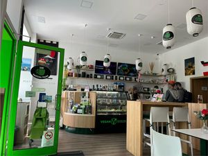 Cafe interior  at Matcha Tsuki in Budapest