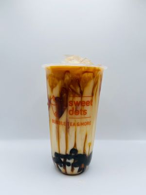 Brown sugar latte at Sweet Dots in Nashville