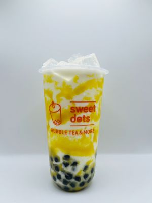 goguma latte at Sweet Dots in Nashville