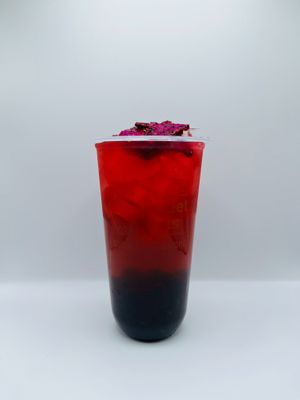 Dragon Fruit tea at Sweet Dots in Nashville