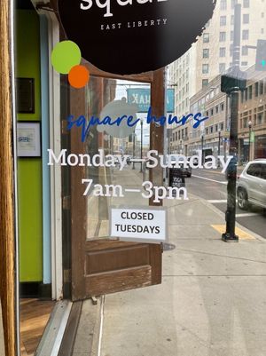 Hours - December 2021 at Square Cafe in Pittsburgh