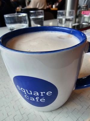 Hot chocolate at Square Cafe in Pittsburgh