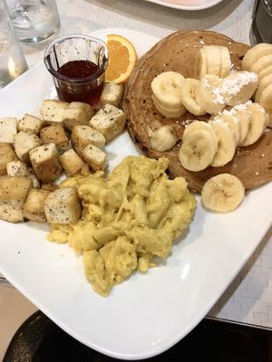 Vegan Square Breakfast with Tofu at Square Cafe in Pittsburgh