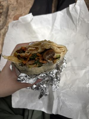 Veggie wrap  at Suchiche Café & Bar in Tarapoto