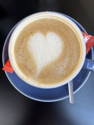 Cappucino With Oat Milkk  at Schwarzes Schaf in Velden Am Woerthersee