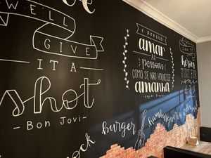 Inside  at Sweet Rock Burger in Santo Andre