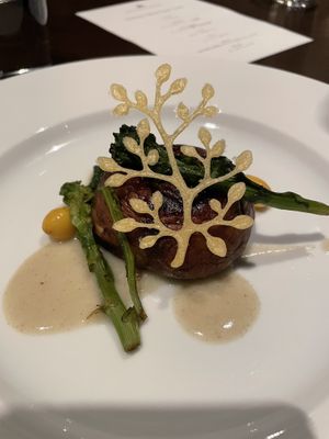 Mushroom steak  at Kitchen Mane in Yokohama