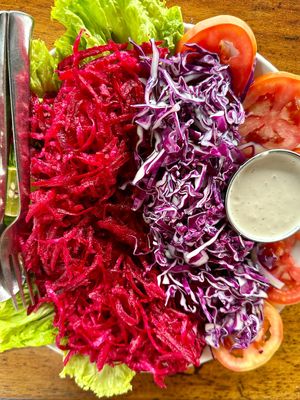 side salad - 260Rs  at Lumuma in Varkala