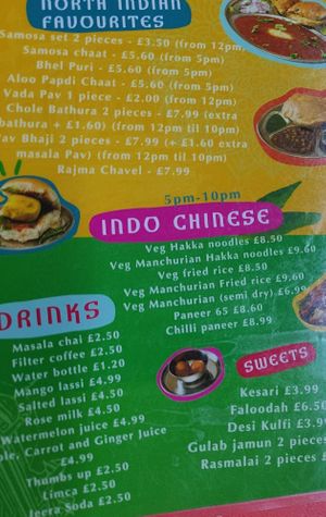 Menu at Pappu Dosa in Patchway