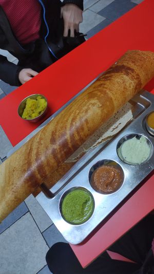 Paper dosa vegan at Pappu Dosa in Patchway